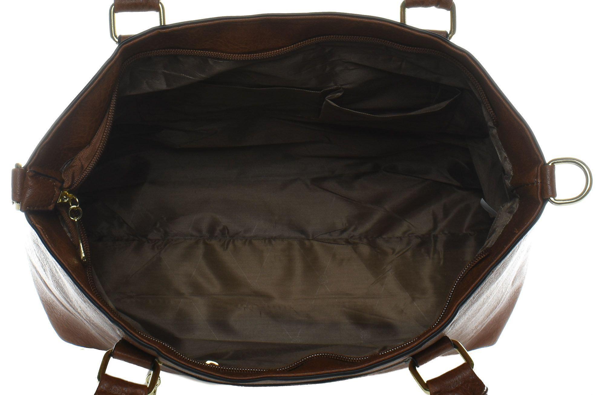 Miniatura Bolsa De Ombro San Juan Cor Marrom