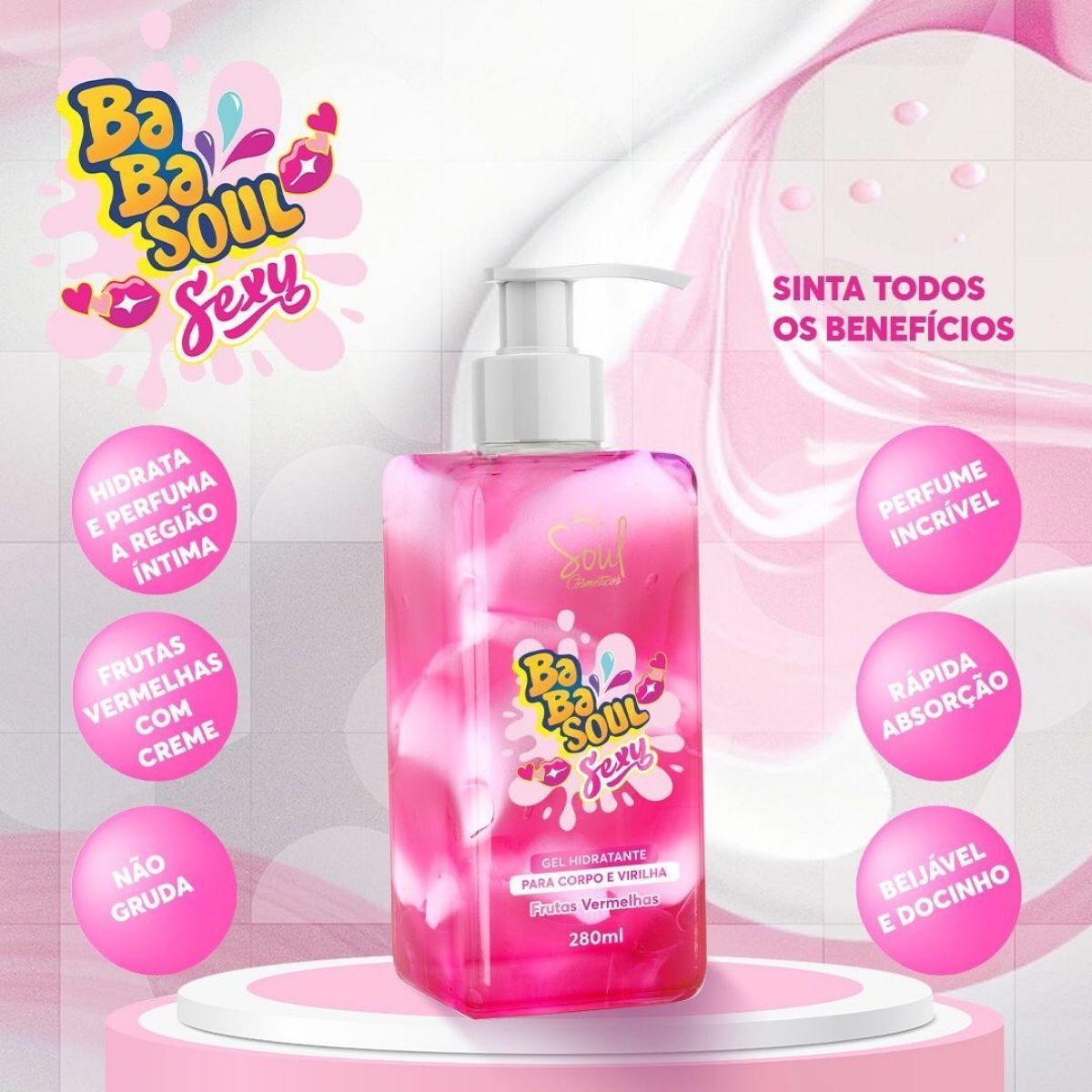 Miniatura Creme Hidratante Beijavel Babasoul Frutas Vermelhas Soul