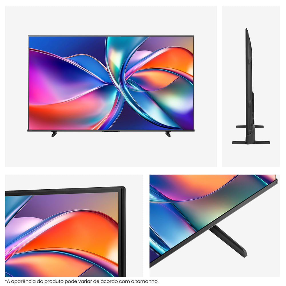 Miniatura Smart TV Hisense QLED 4K 65" Polegadas com Dolby Vision, Dolby Gaming, Alexa e Google - 65Q6QV Bivolt