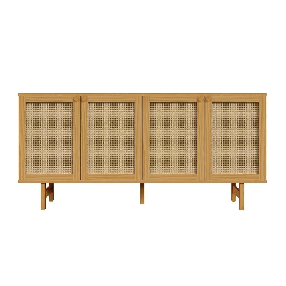 Balcão 4 Portas Rattan Magna Cabecasa Madeiramadeira Mel