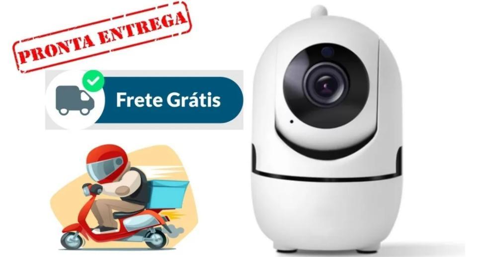 Miniatura Mini Câmera Babá Branca Noturna Eletrônica