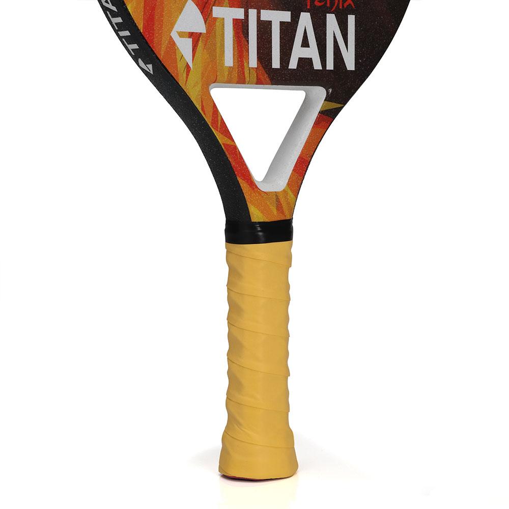 Miniatura Undergrip Spider Fino com Copinho Punho para Raquetes Beach Tennis e Padel Rosa
