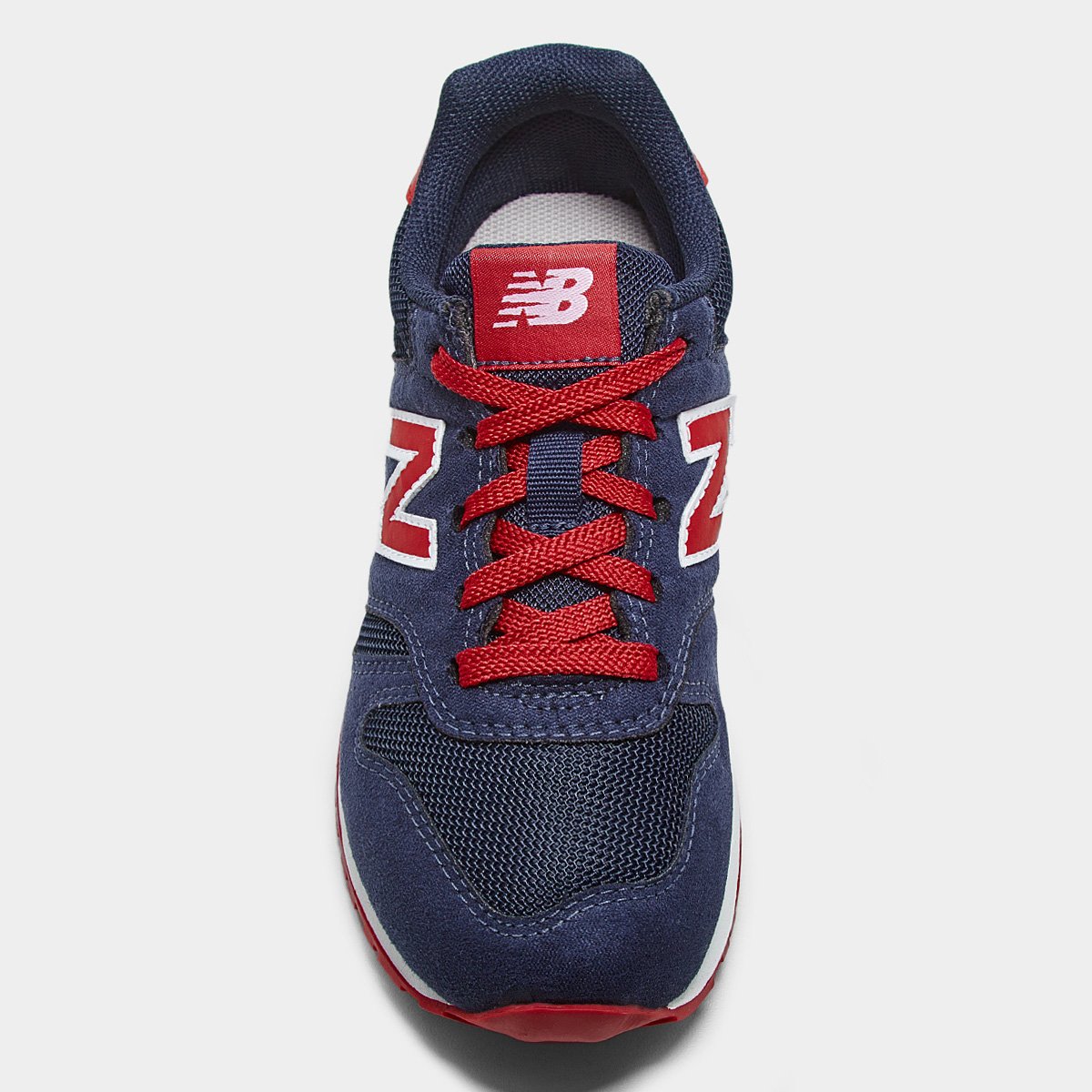Miniatura Tênis Infantil New Balance 373 Lace Marinho+Vermelho - 27