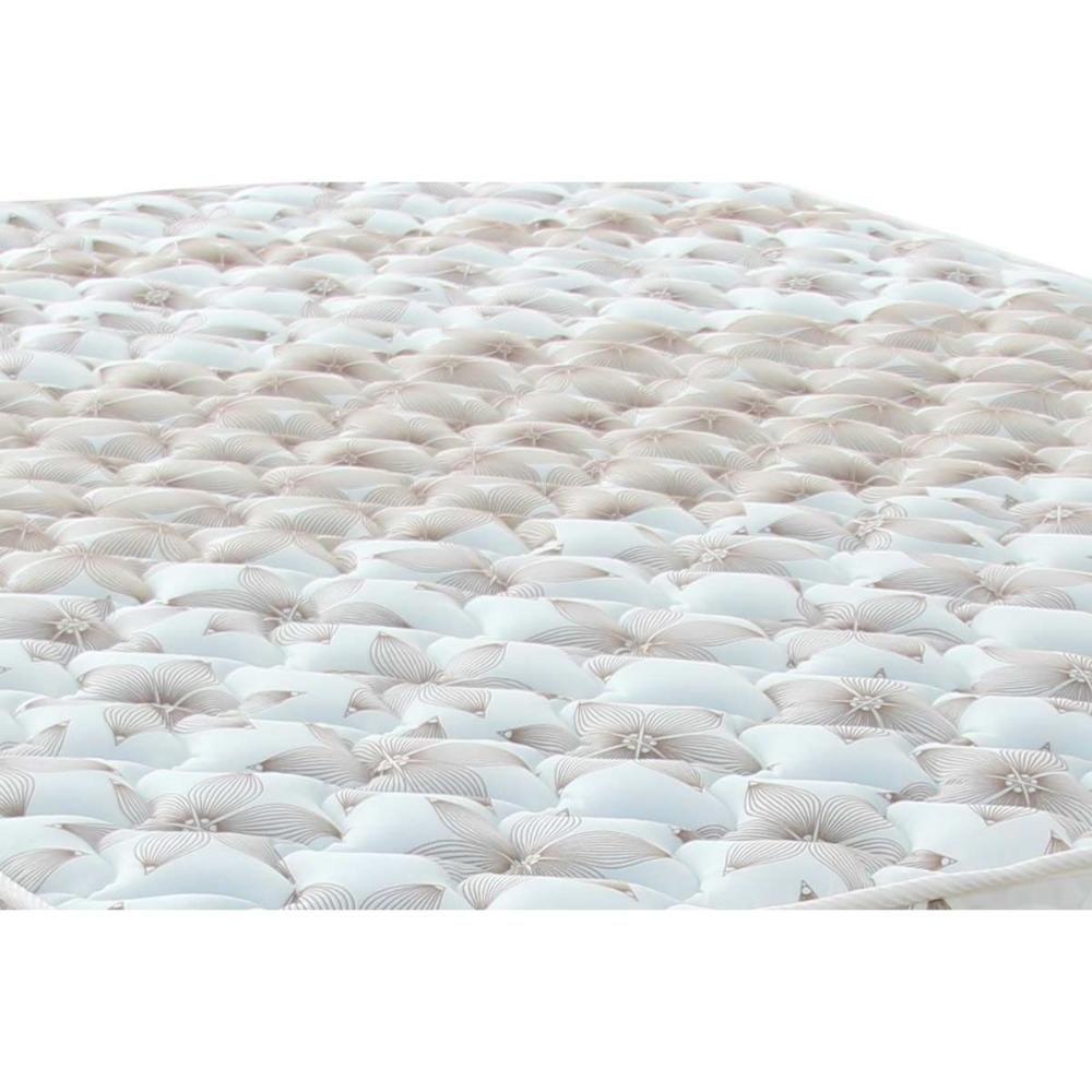 Miniatura Cama Box Baú Queen: Colchão Molas Ensacadas Castor Pocket Class + Base Crc Suede Clean(158X198)