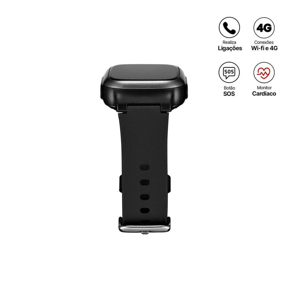 Miniatura Smartwatch Relogio Inteligente Multi - P9202 Preto