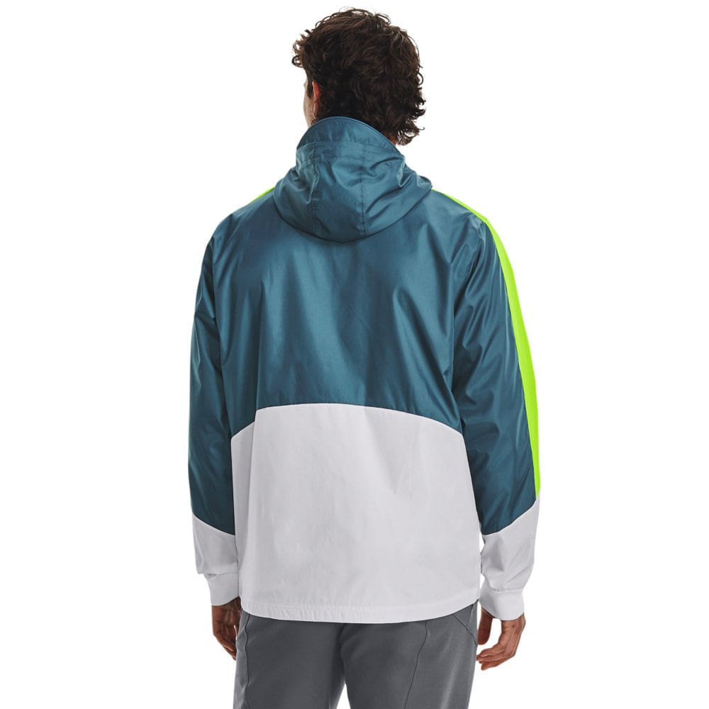 Miniatura Jaqueta de Treino Masculina Under Armour Legacy Windbreaker Verde - G