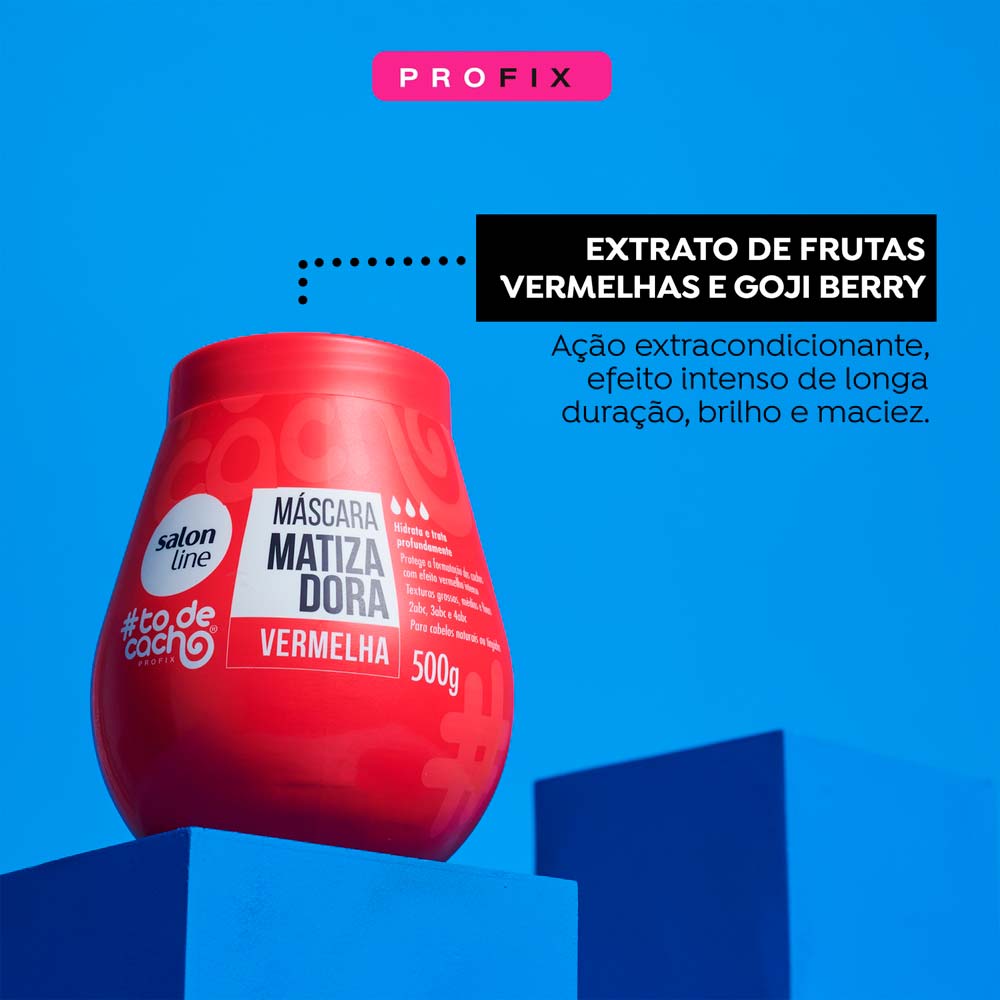 Miniatura Salon Line #Todecacho Matizador Vermelha Máscara 500g