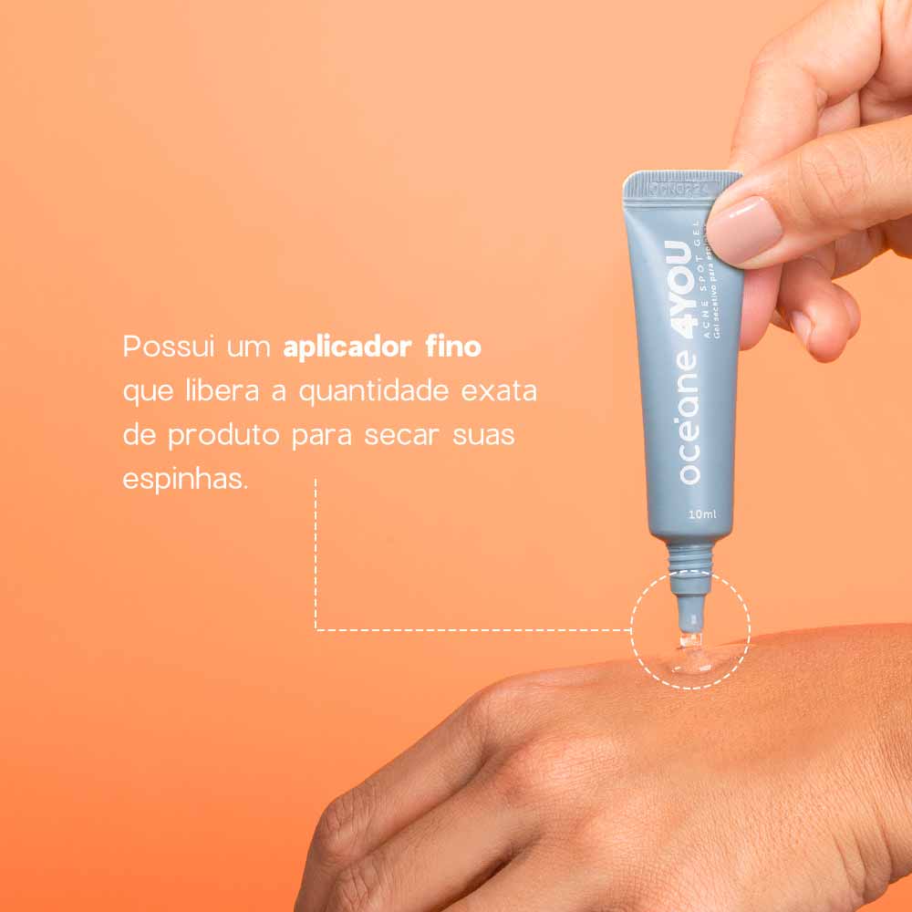 Miniatura Gel Secativo para Espinhas Océane 4 You Acne Spot Gel 10ml