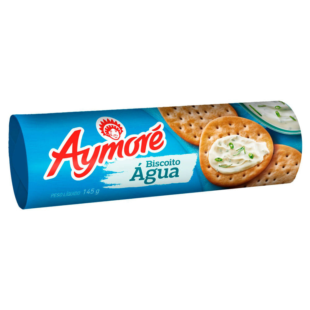 Miniatura Biscoito Aymoré Água e Sal 145g