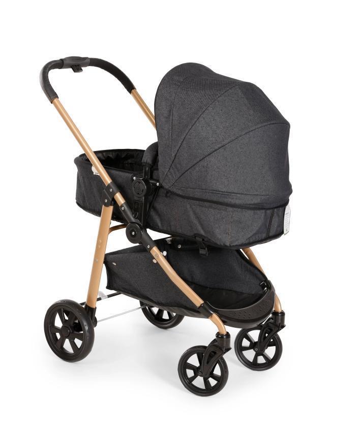Miniatura Carrinho Galzerano Extreme Vita Verde Com Bebe Conforto
