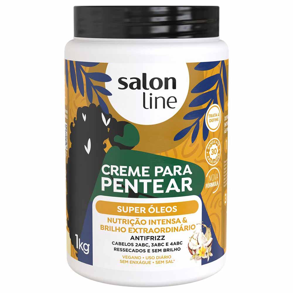 Miniatura Salon Line Super Óleos Creme de Pentear 1kg