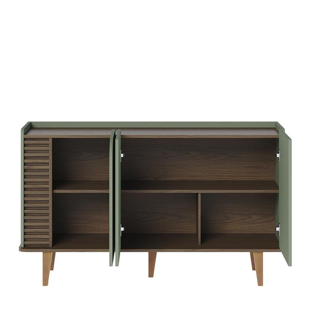 Miniatura Buffet Aparador Jurerê 3 Portas Hortelã-amêndoa - Colibri Hortelã-amêndoa