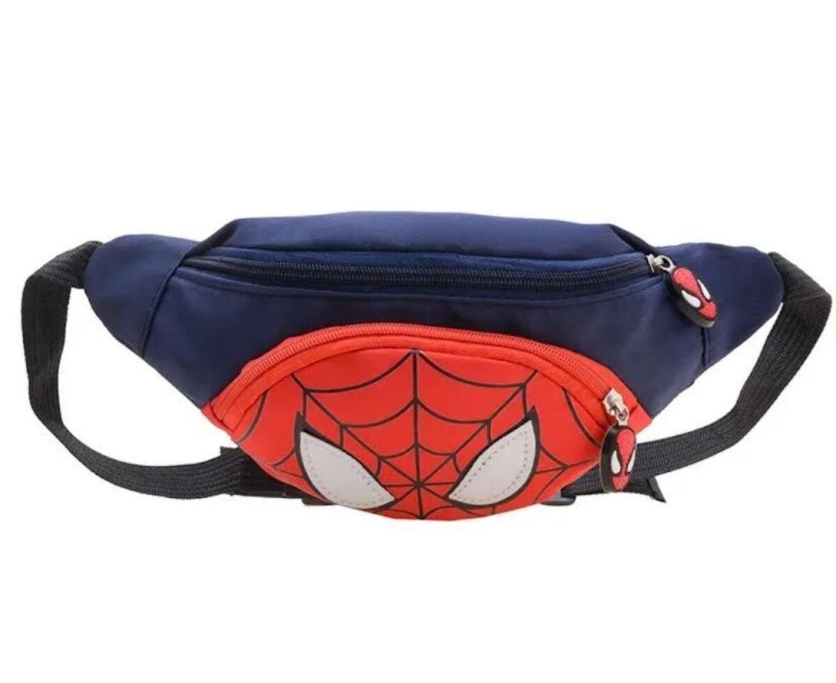 Pochete Infantil Homem Aranha Bolsa Cintura Escolar Mochila