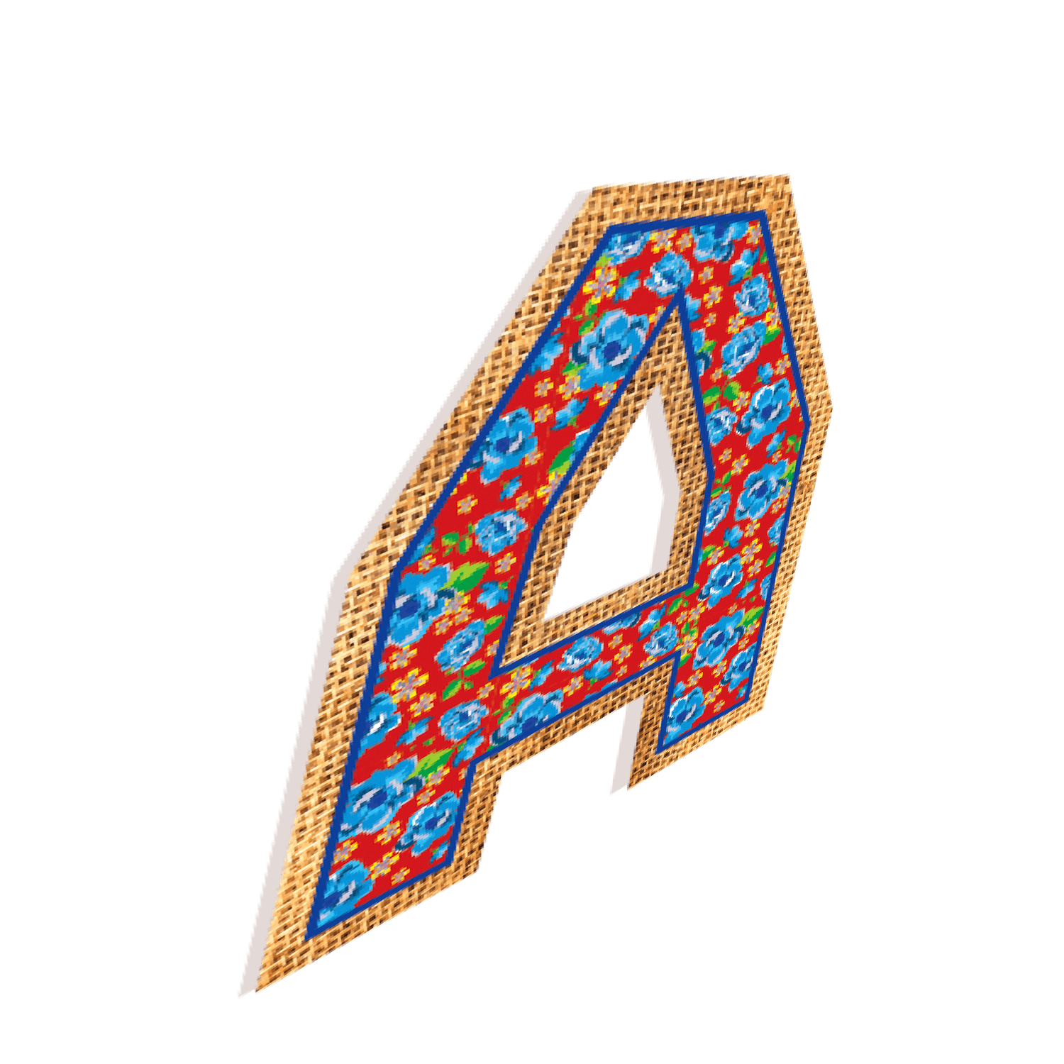 Miniatura Faixa Decorativa Festa Junina Colorida com Letra Reserva AMARELO