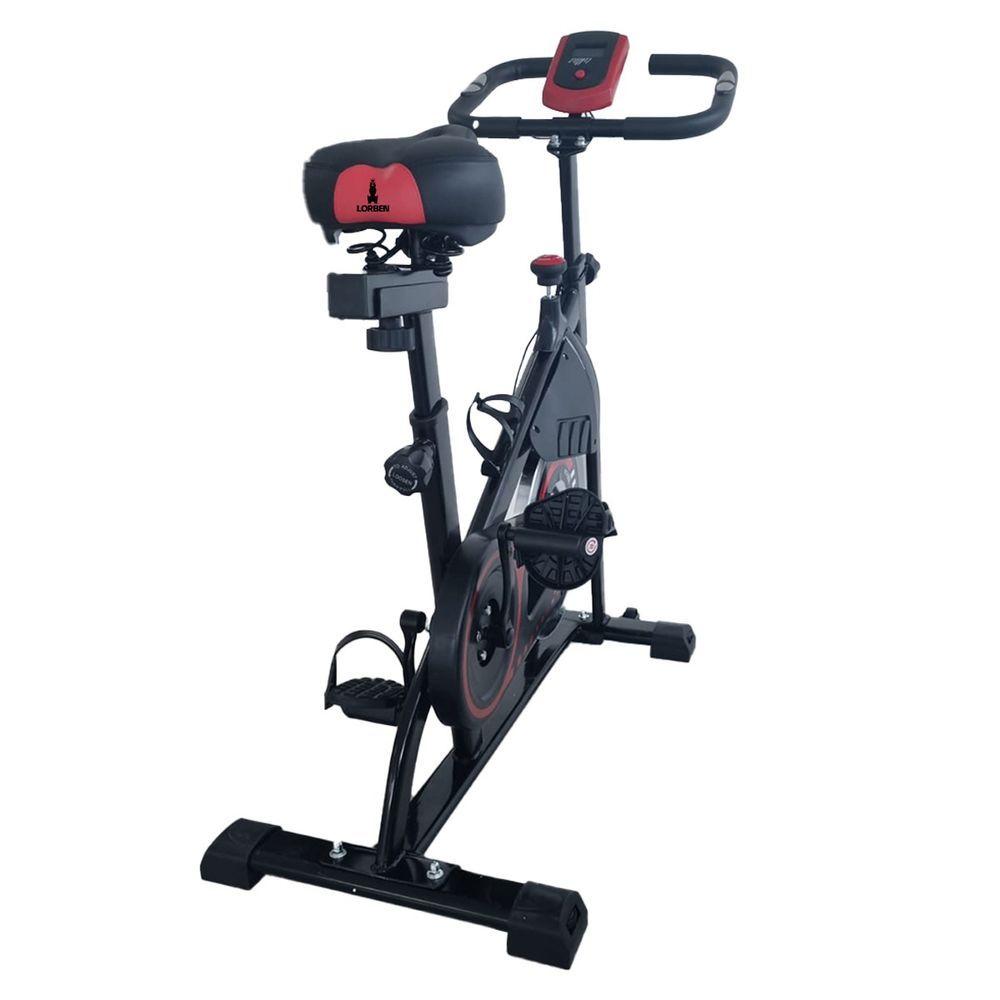 Miniatura Bicicleta Ergométrica Lorben Spinning Bike Indoor Magnética Com Display Digital Gt6179