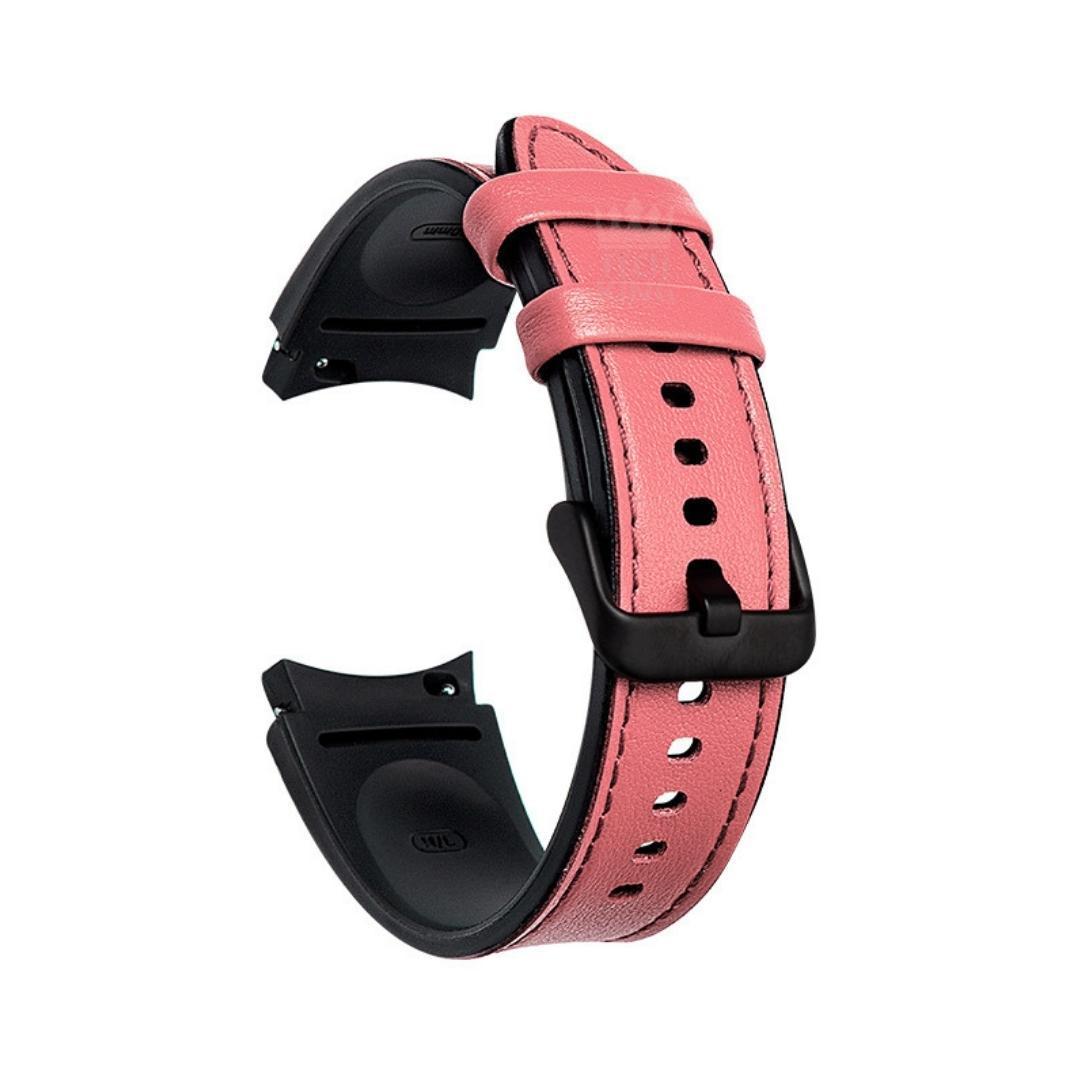 Miniatura Pulseira Couro Sintetico Silicone Interno Para Watch6 40Mm