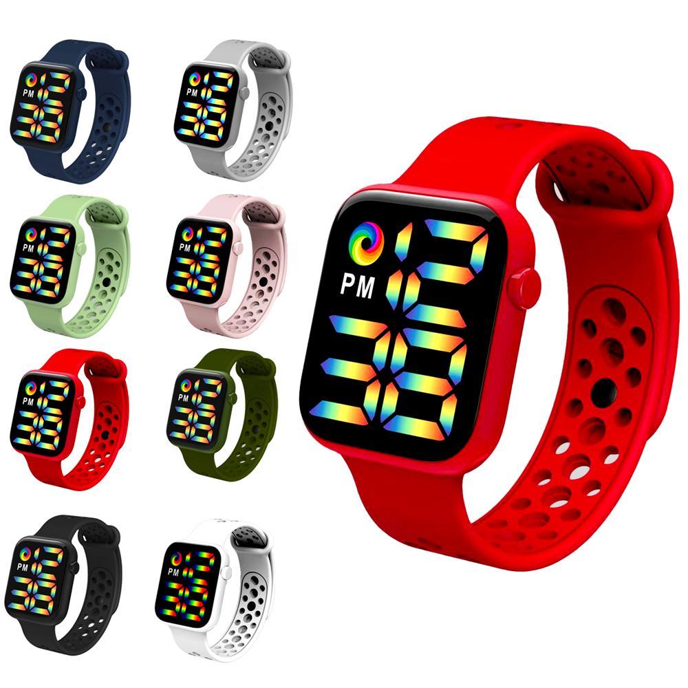 Miniatura Relógio Digital Sport Led Masculino Feminino Adulto Infantil