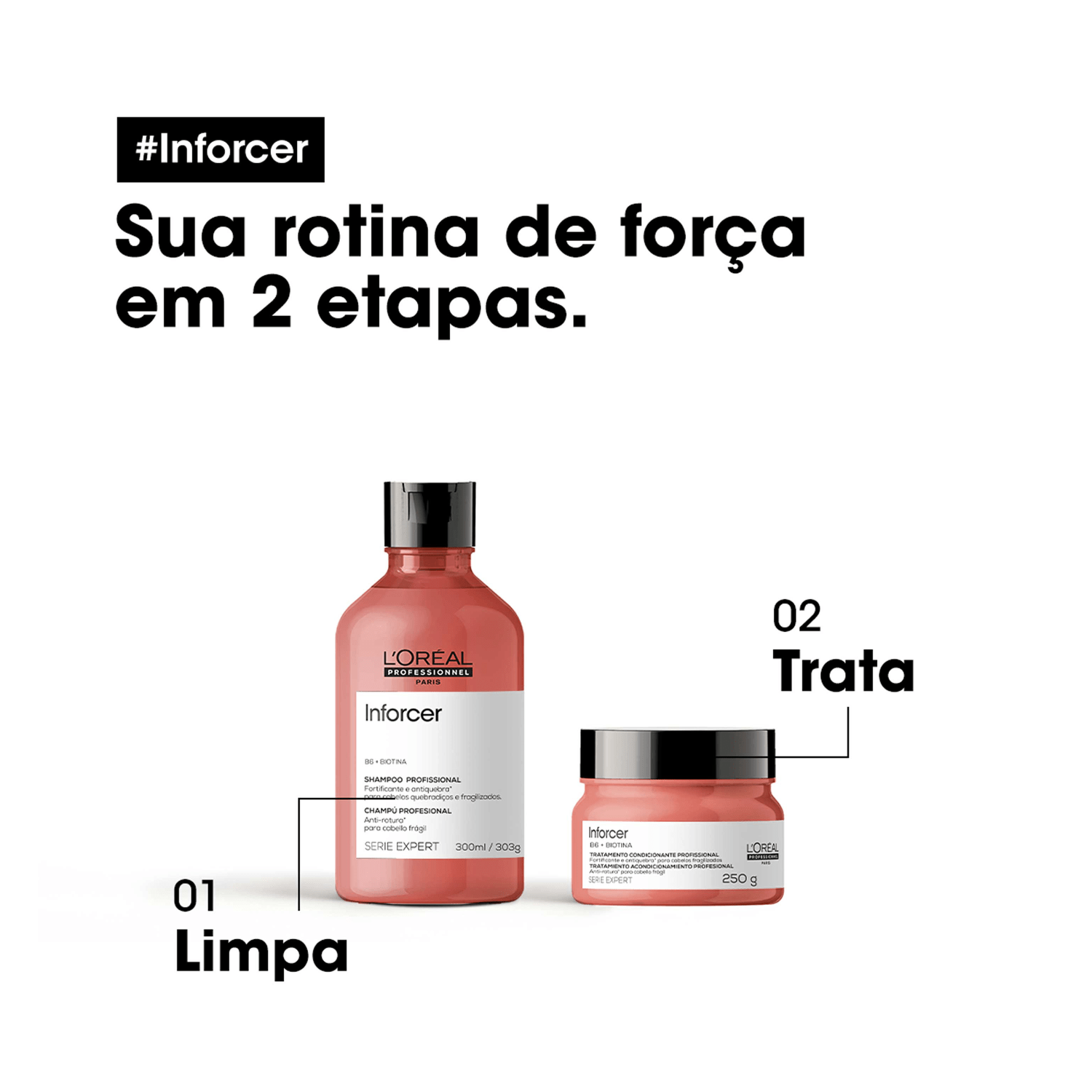 Kit L'Oréal Professionnel Serie Expert Absolut Repair Inforcer Duo I (2 Produtos)