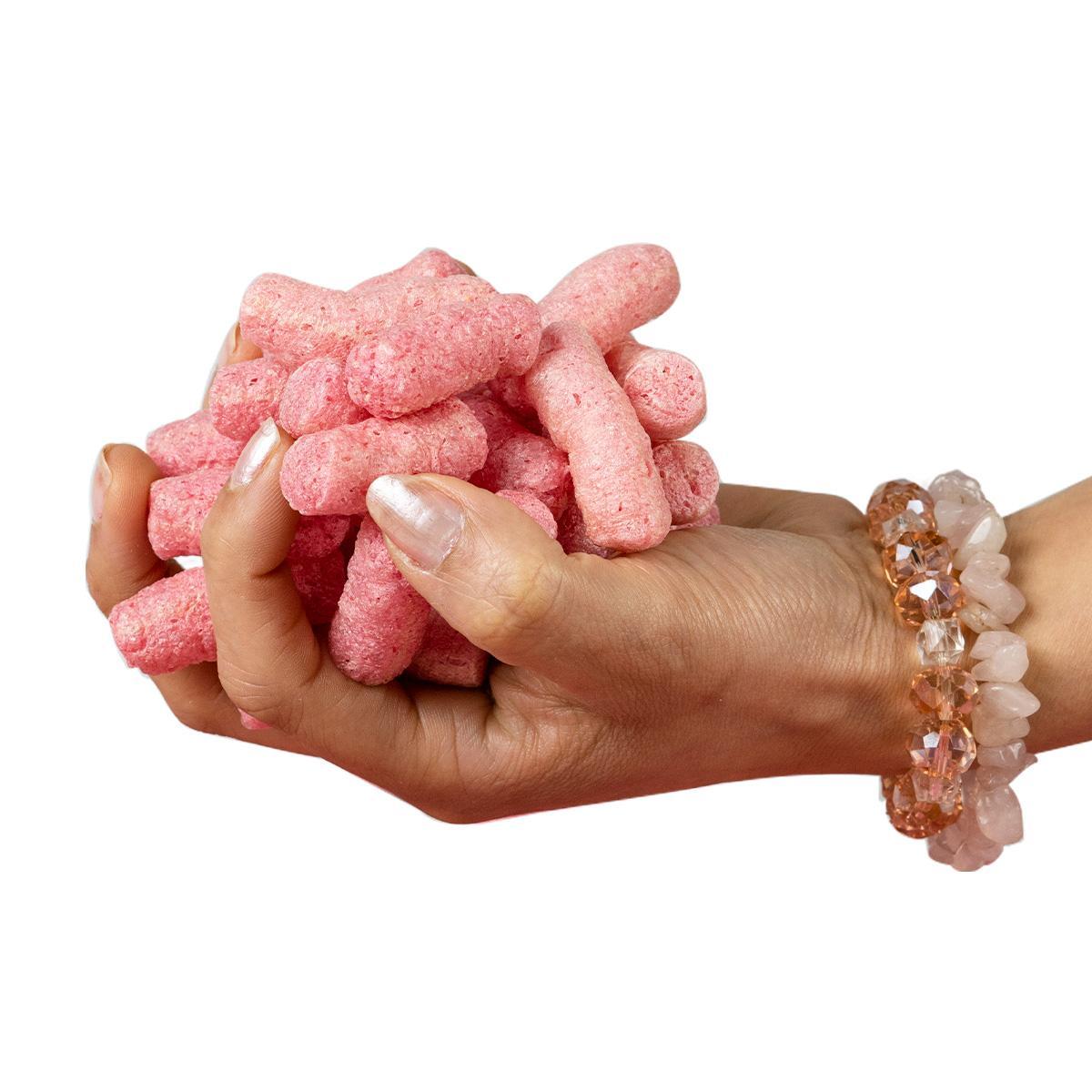 45 Litros Flocos De Proteção Enchimento Biodegradável Rosa