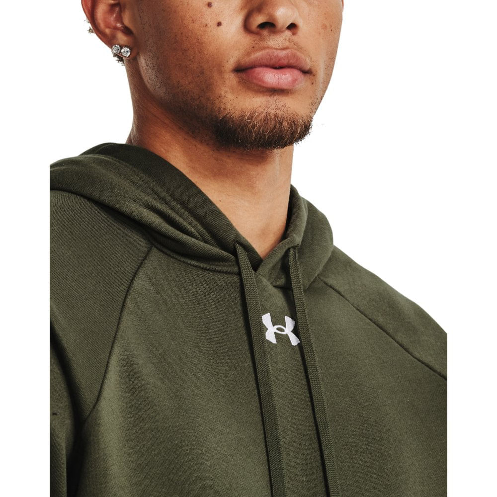 Miniatura Moletom Masculino Under Armour Rival Fleece Verde - P