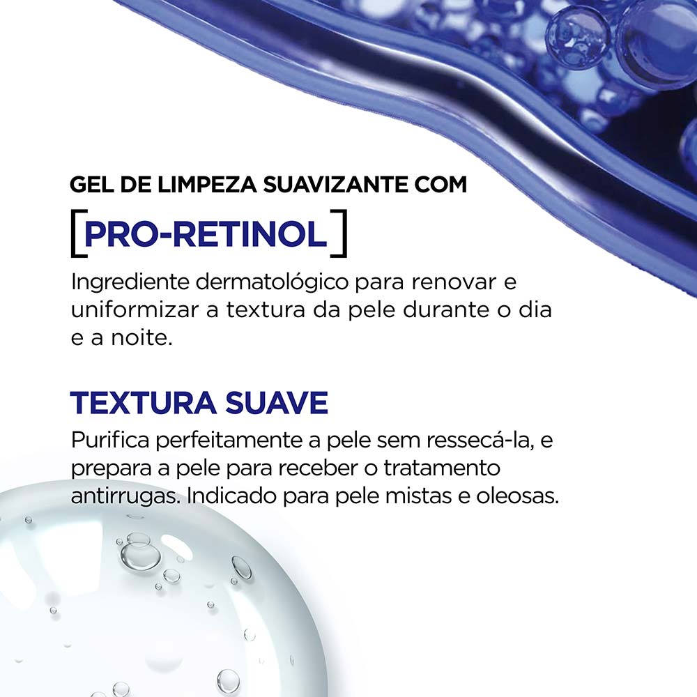 Miniatura Gel de Limpeza Facial L'Oréal Paris Revitalift Retinol 150g