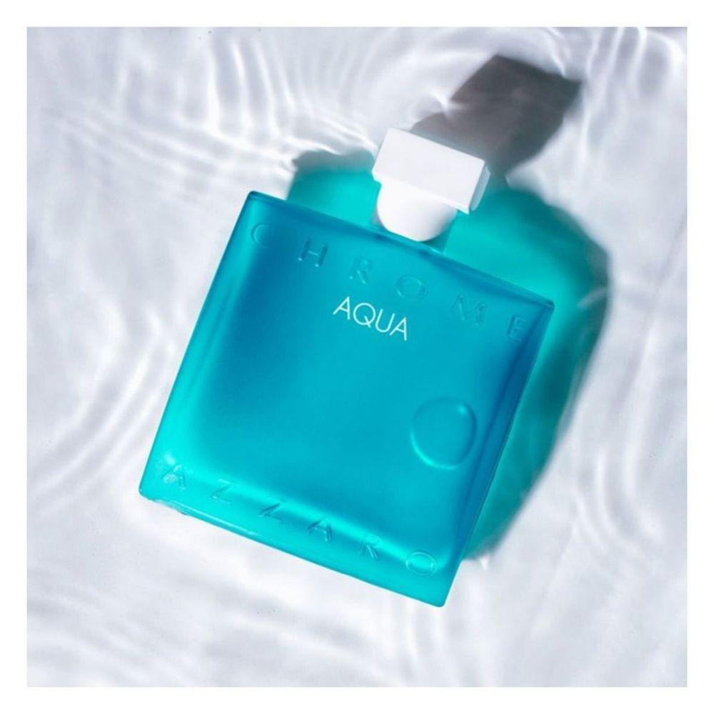 Miniatura Azzaro Chrome Aqua Eau De Toilette - Perfume Masculino 100ml