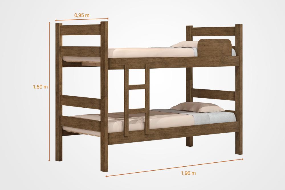 Miniatura Beliche Solteiro Prisma Plus J&A Móveis Amadeirado