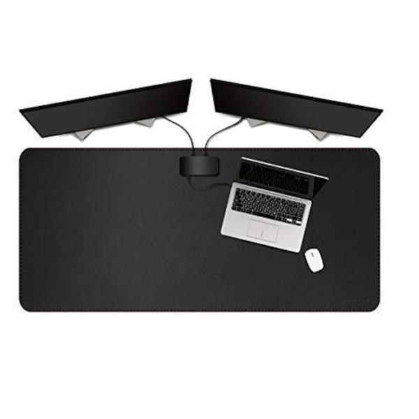 Miniatura Mousepad 60X40 Mesa Computador Notebook Couro Prt