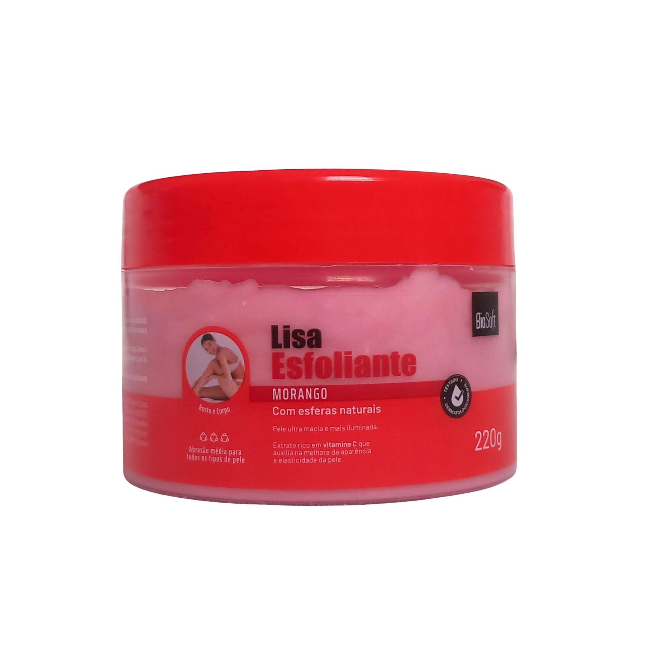 Miniatura Esfoliante Facial E Corporal Morango Comprar Esfera Natural