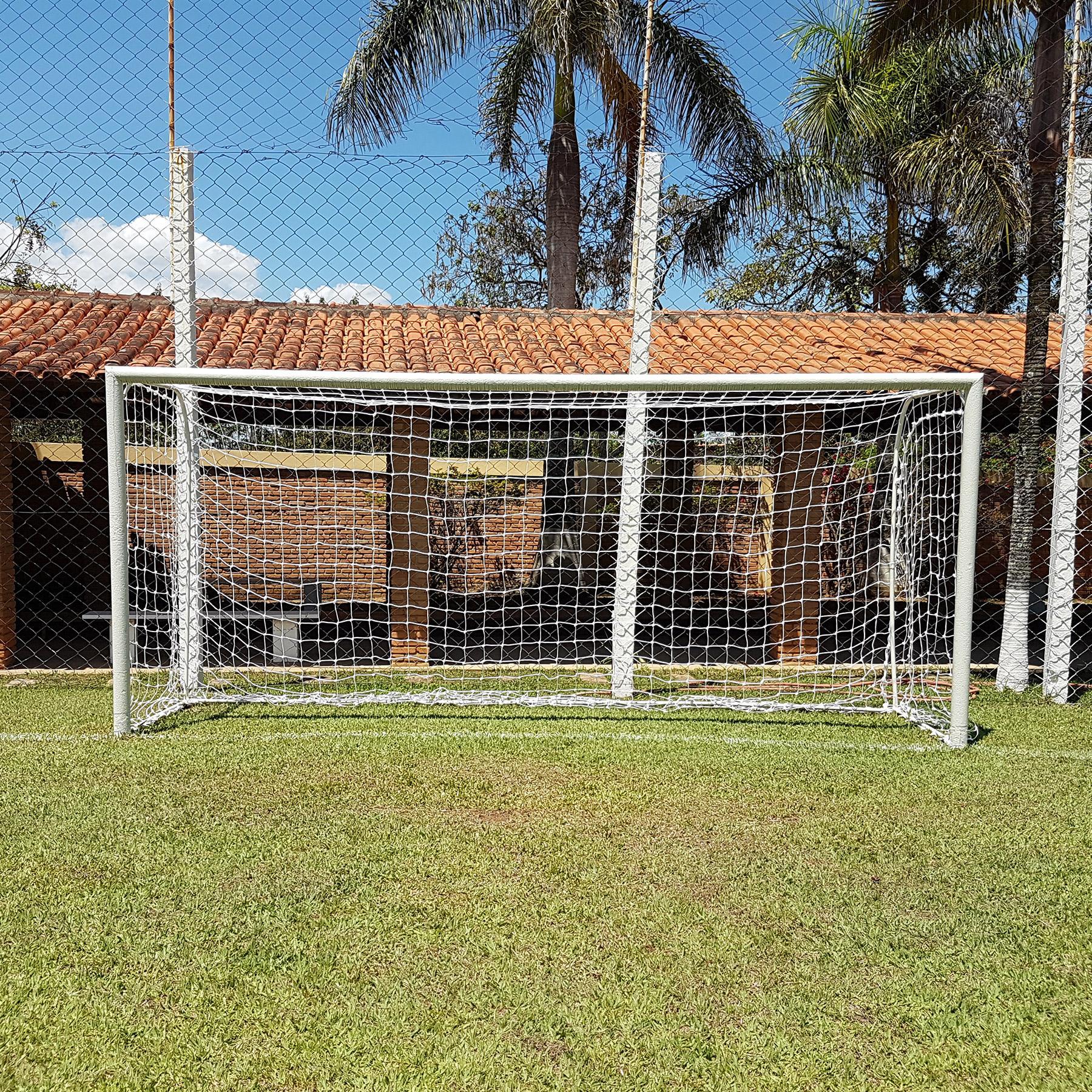 Par Rede Trave De Gol Futsal Fio 4 Seda Futebol De Salão