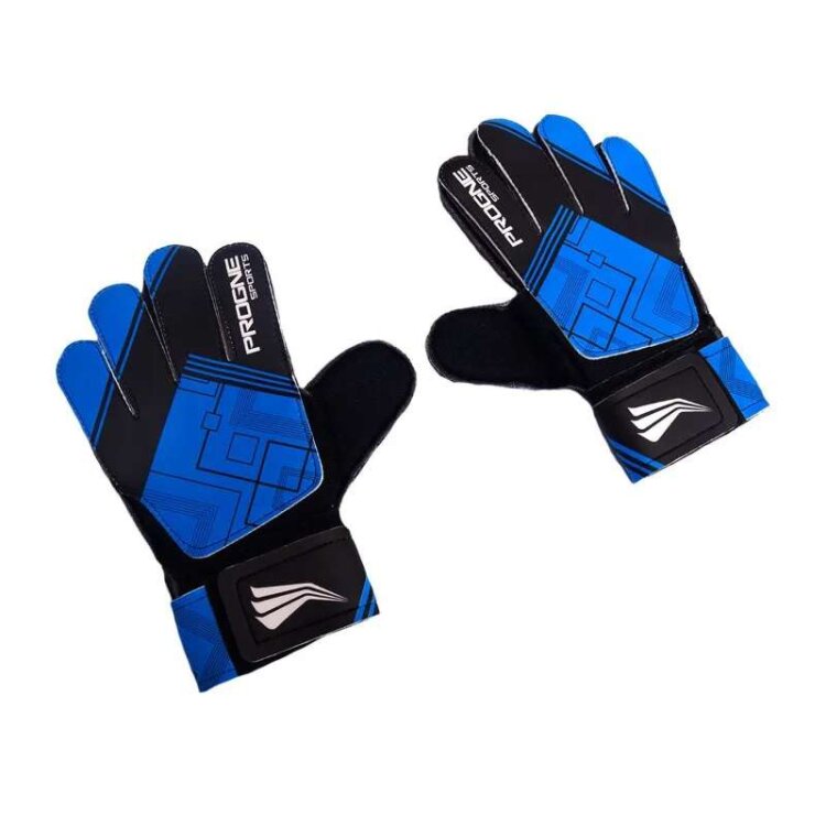 Miniatura Luva Goleiro Progne Training Campo Infantil - PTO/AZUL G