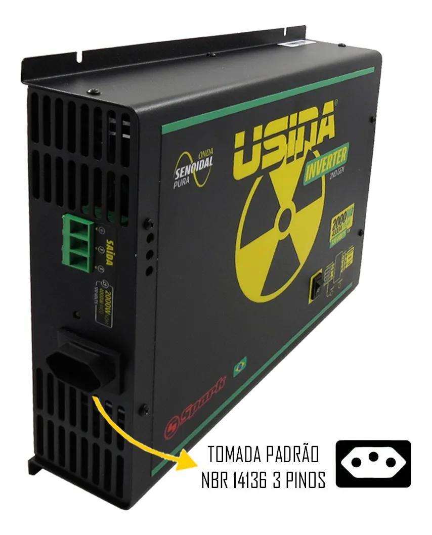Miniatura Inversor Tensão Senoidal Usina Inverter 2000W 4000W 12V 120V