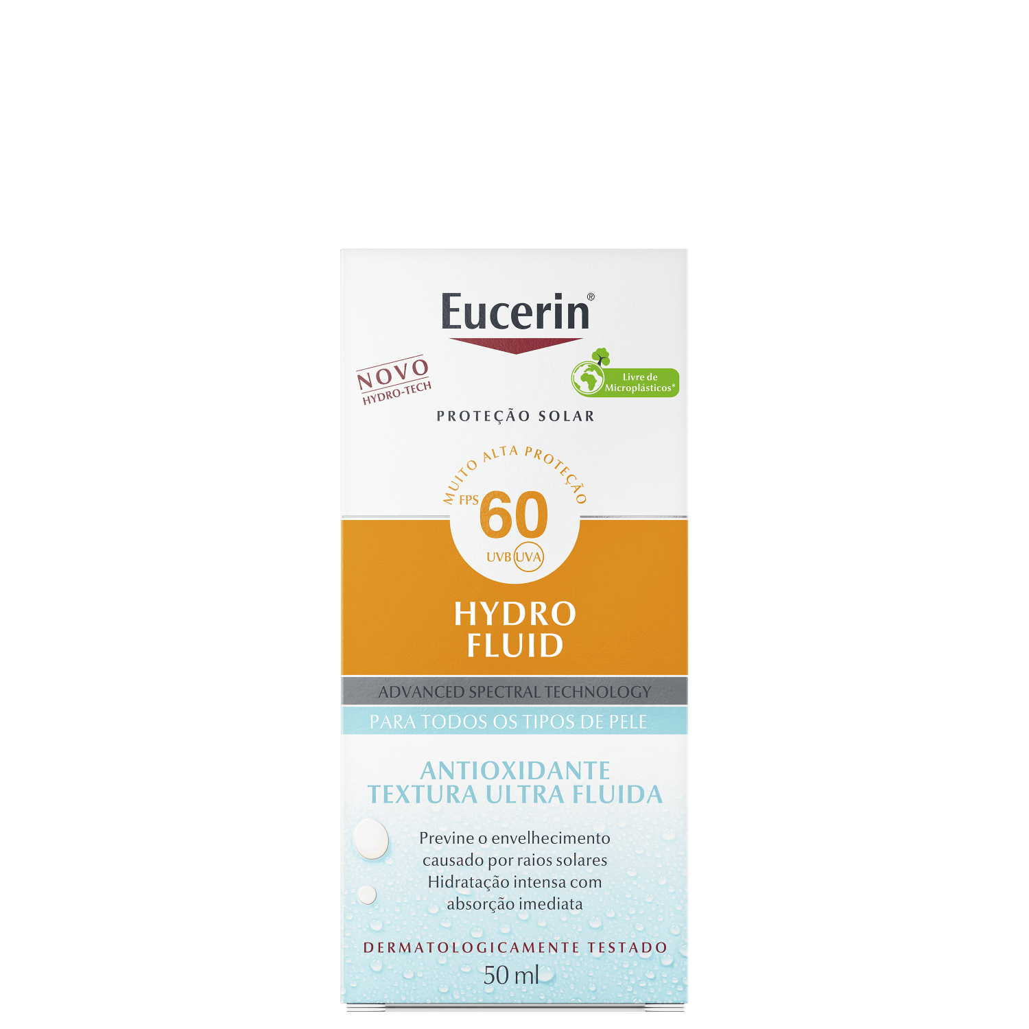 Miniatura Eucerin Sun Hydro Fluid FPS 60 - Protetor Solar Facial 50ml