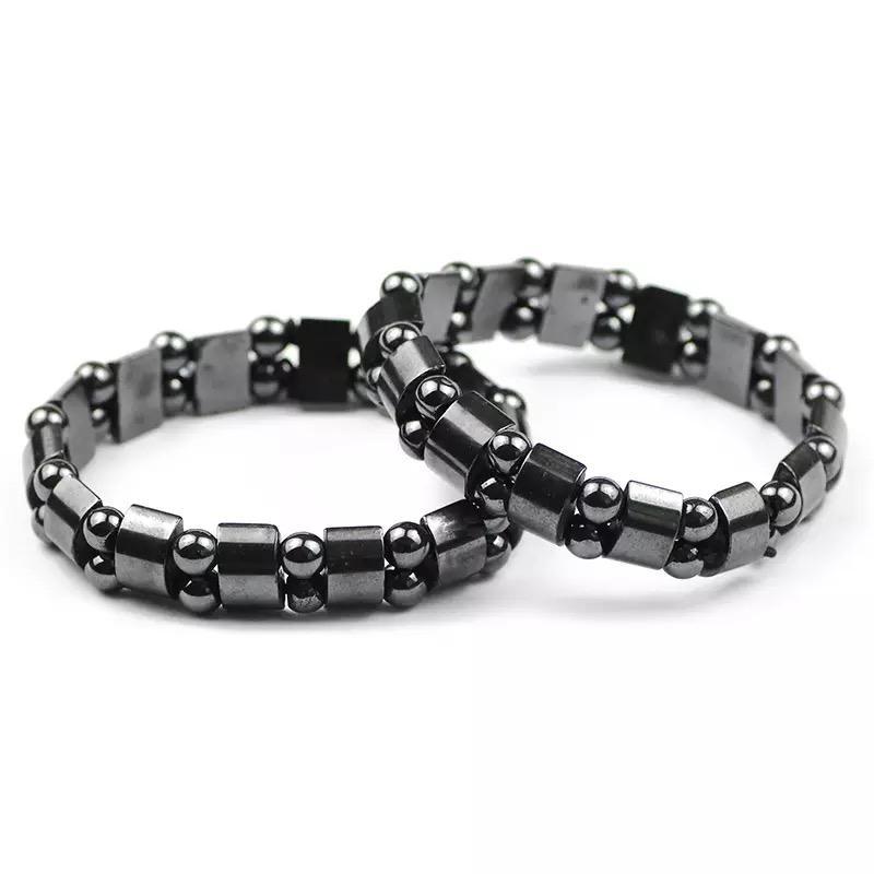 Miniatura Pulseira Bracelete Pedra Preta Hematita P8832
