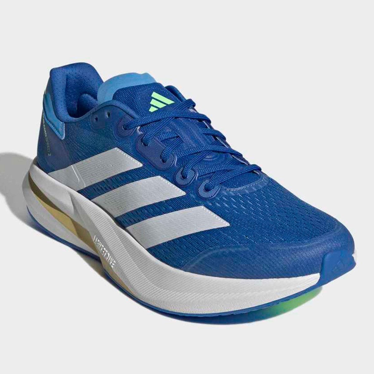 Miniatura Tênis Adidas Duramo Speed 2 Masculino Azul+Branco - 37