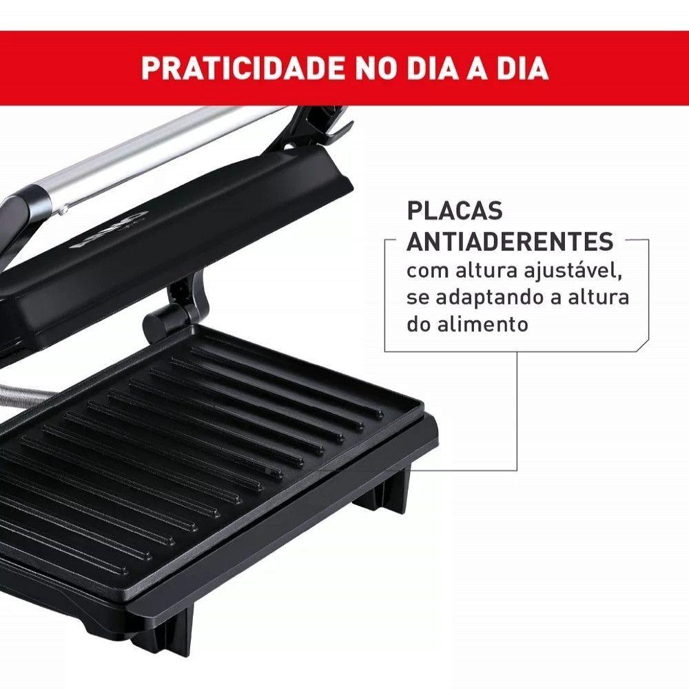 Miniatura Grill Arno Compacto GPTO Preto - 110V