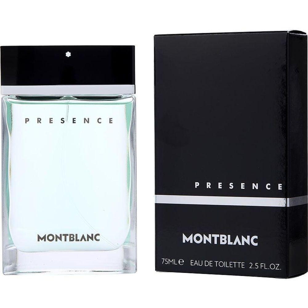 Miniatura Perfume Masculino Mont Blanc Presence Edt 75 Ml (nova Embalagem)