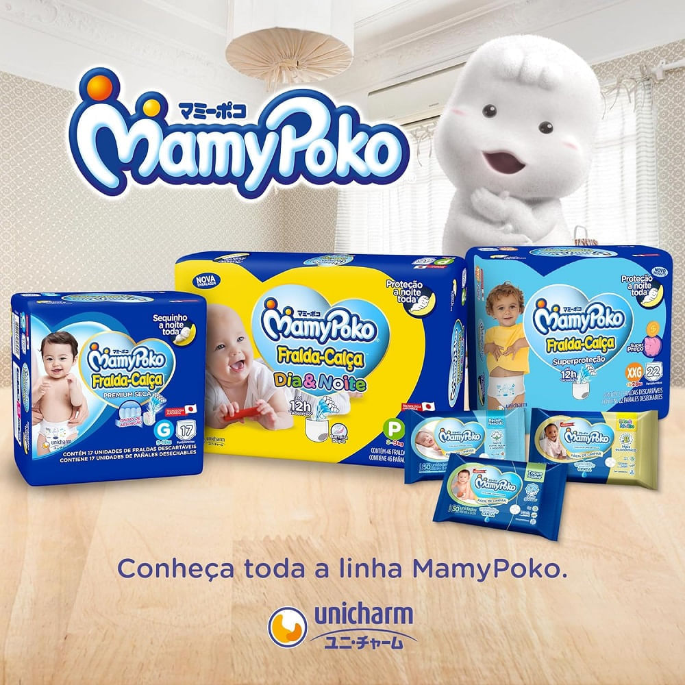 Miniatura Fralda Descartável Mamypoko Calça Superproteção G 28 Unidades