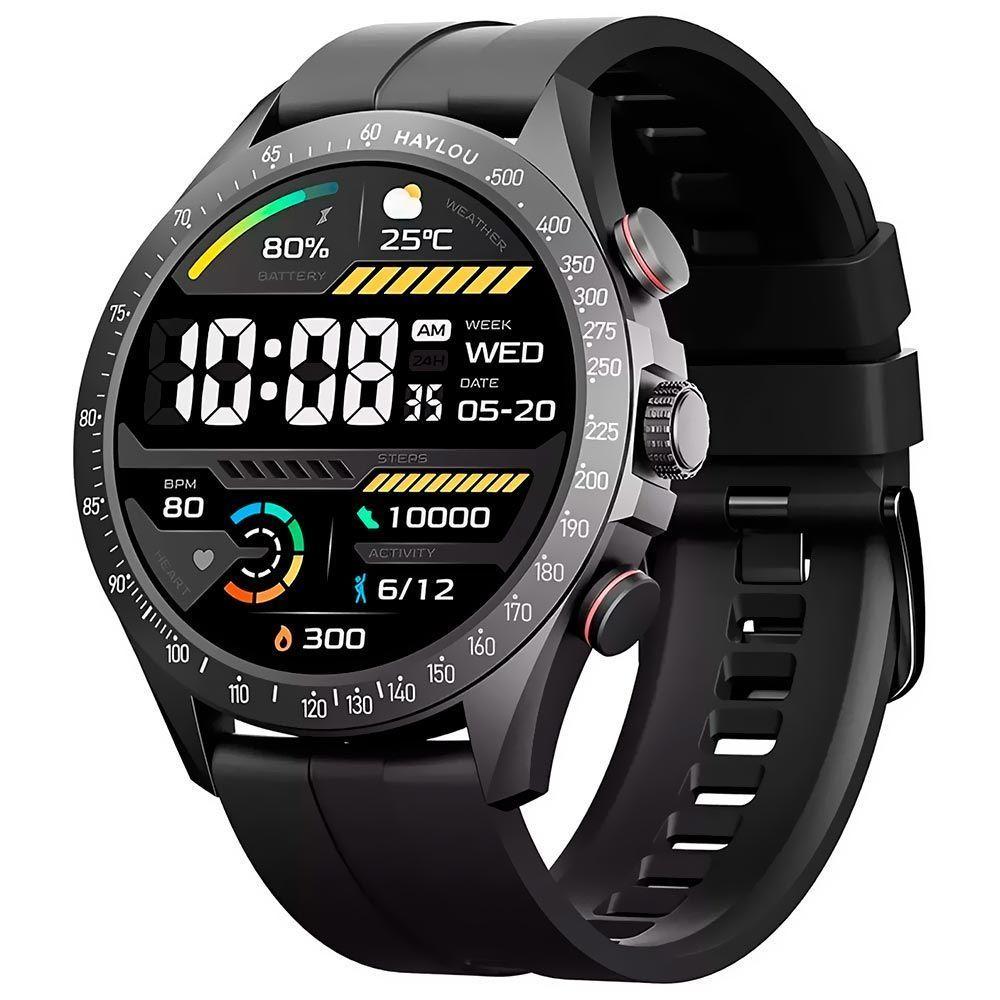 Miniatura Relógio Smartwatch Haylou Solar Pro Ls18 - Preto
