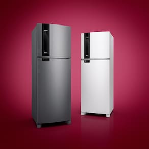 Geladeira Brastemp BRM46MK 385 Litros Frost Free Duplex Painel Eletrônico Inox 110V