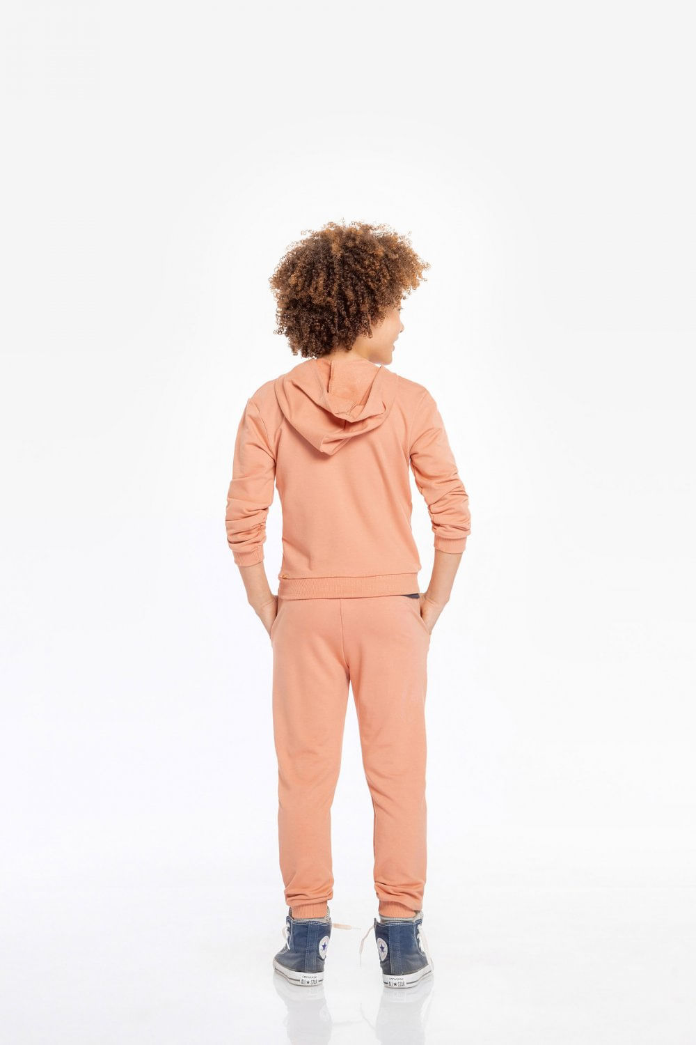 Calça Jogger Genderless Kids - Rose Vintage - LIVE! Rosa - 4