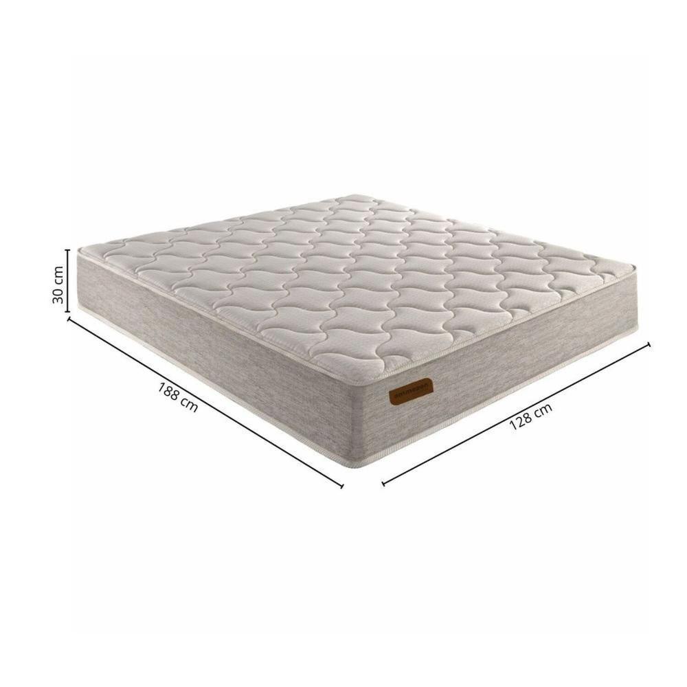 Miniatura Colchão Viúvo Firme 128cm X 188cm X 30cm Bege