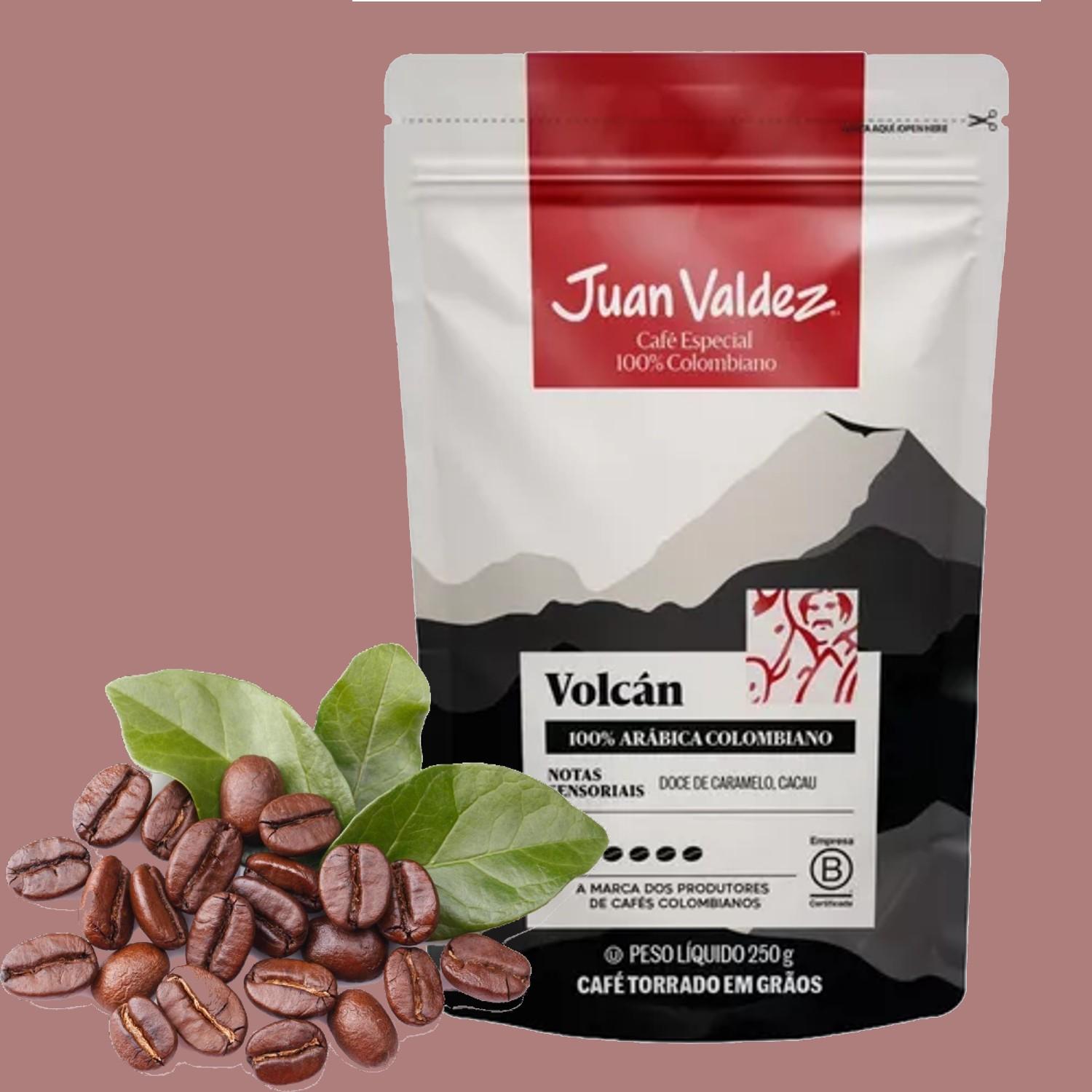 Miniatura Café Em Grãos Colombiano Juan Valdez Volcan 250G