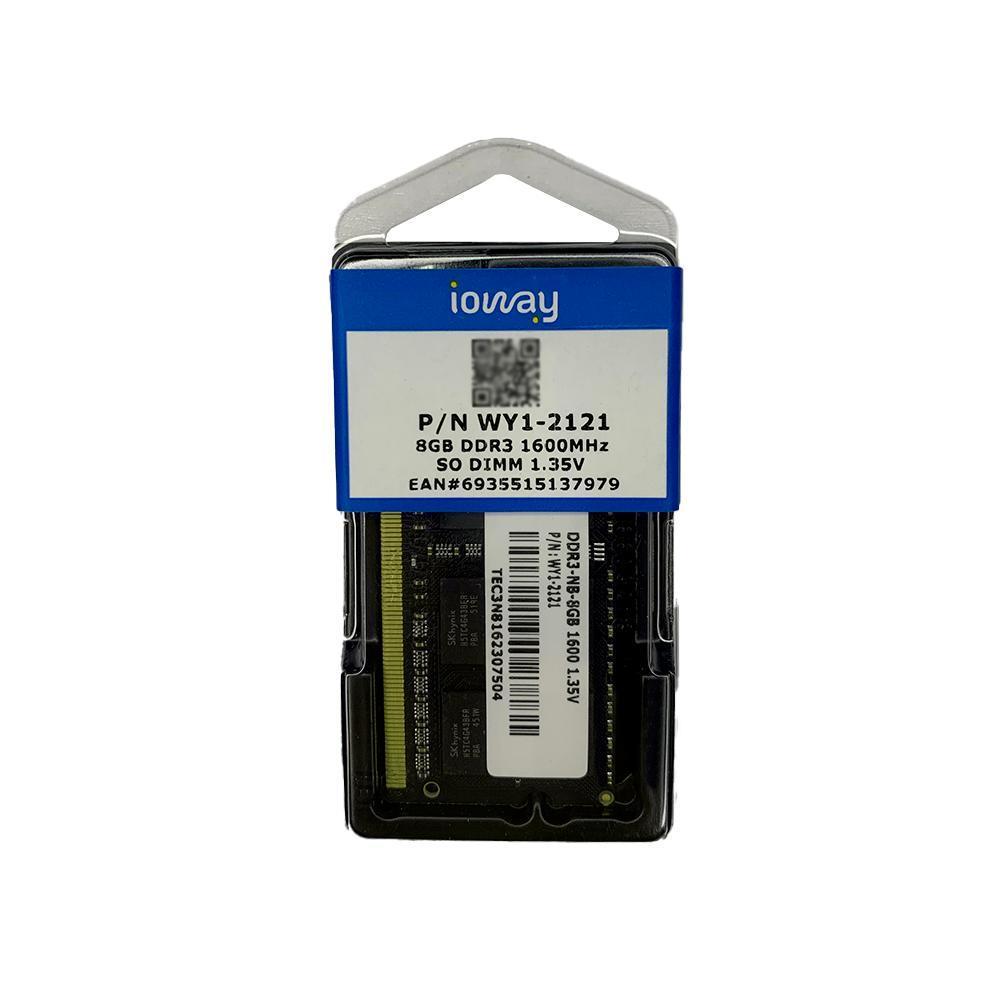 Miniatura Memória Ram 8Gb Ddr3 1600Mhz Sodimm Ioway