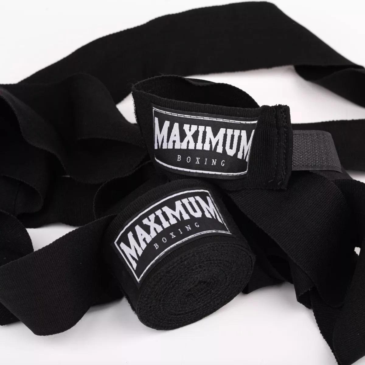 Miniatura Par Bandagem Maximum Muay Thai 3 Metros Boxe Kickboxing