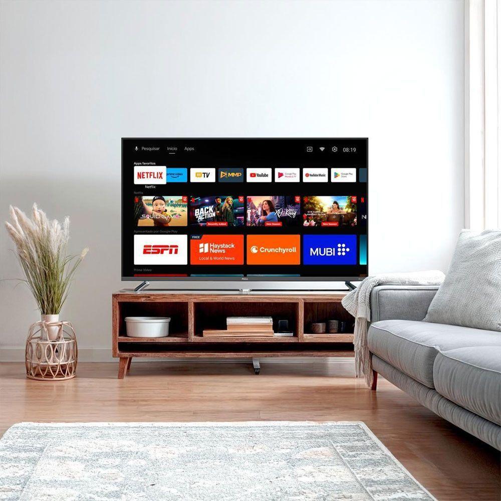 Smart TV 43 P43EAA Full HD DLED Borda Infinita Philco Cinza Bivolt