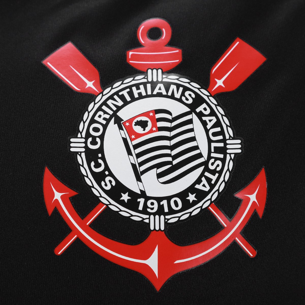 Miniatura Camisa Corinthians Masculina Preto - EGG