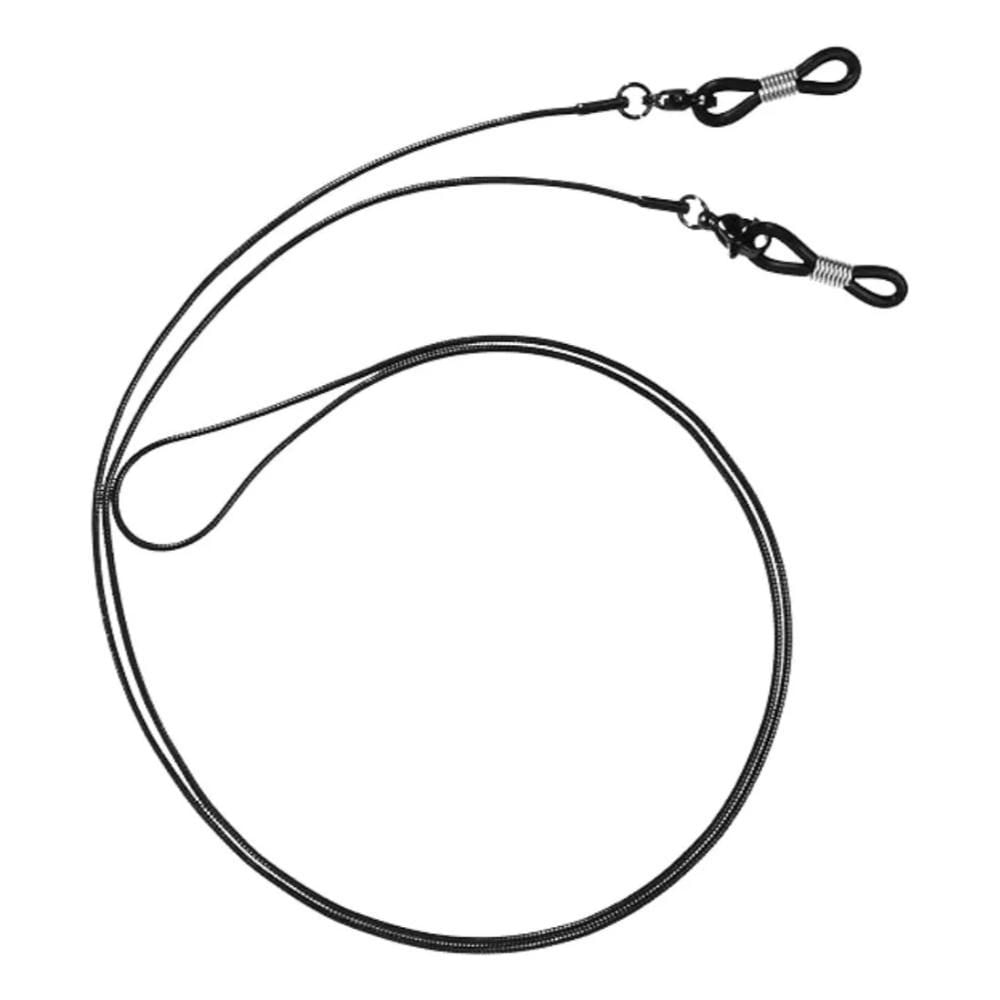 Miniatura Corrente Óculos Sol Masculina Metal Preto - Kit 05 Unid.