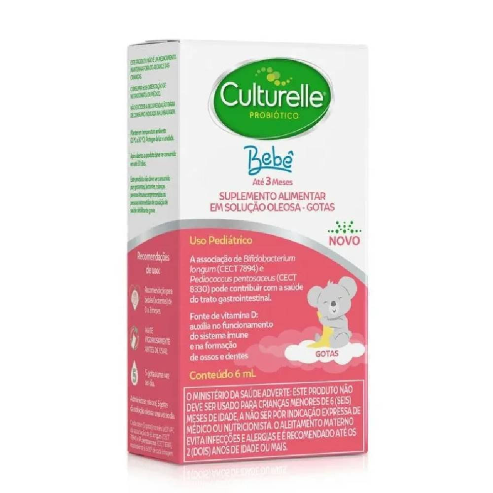 Miniatura Culturelle Probiótico Bebê Gotas 6ml
