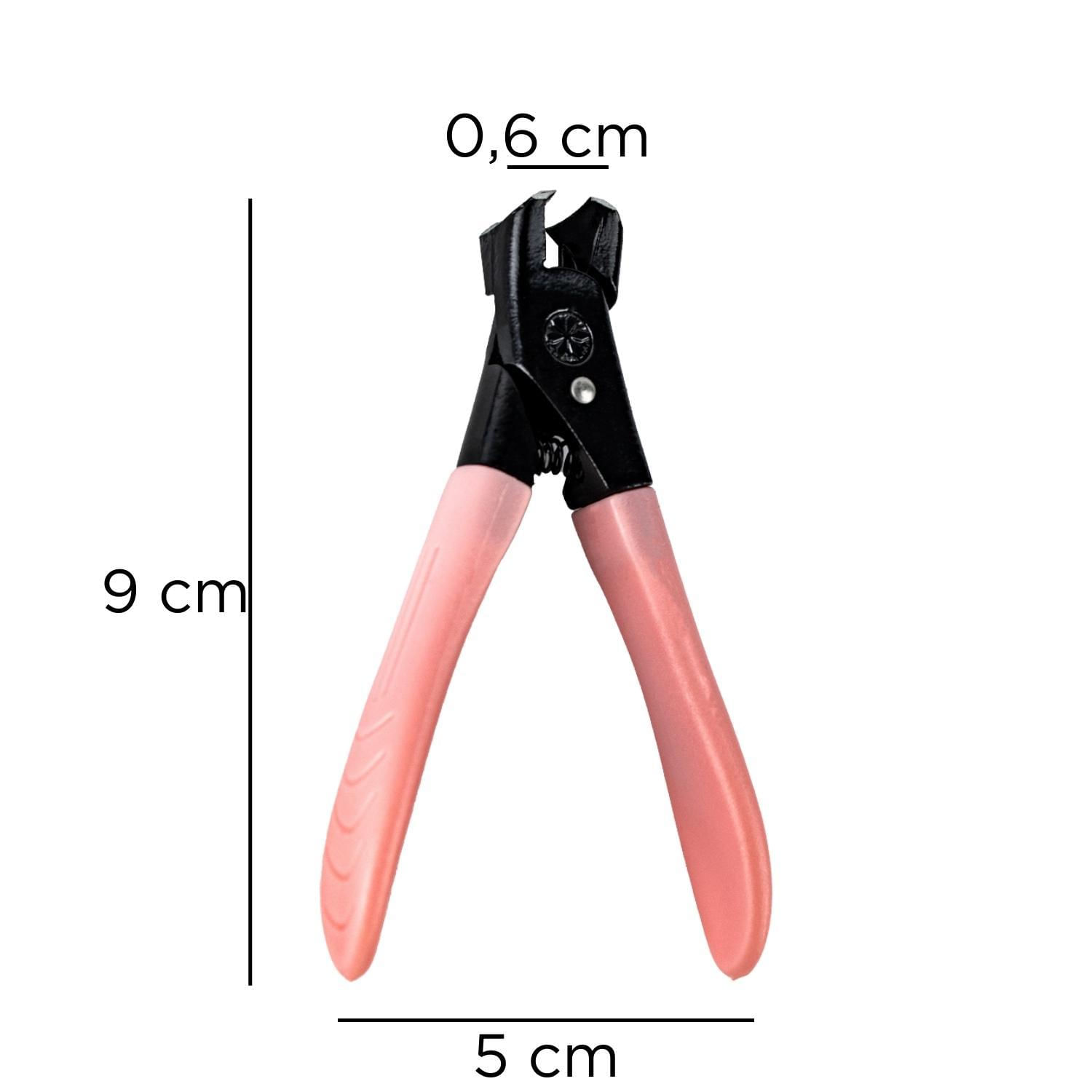 Miniatura Kit 3 Cortadores Unha Afiado Coletor Automático Manicure